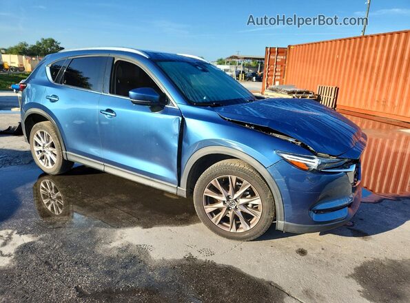 JM3KFADM0M0331622 2021 MAZDA CX-5 Синий Передняя правая четверть