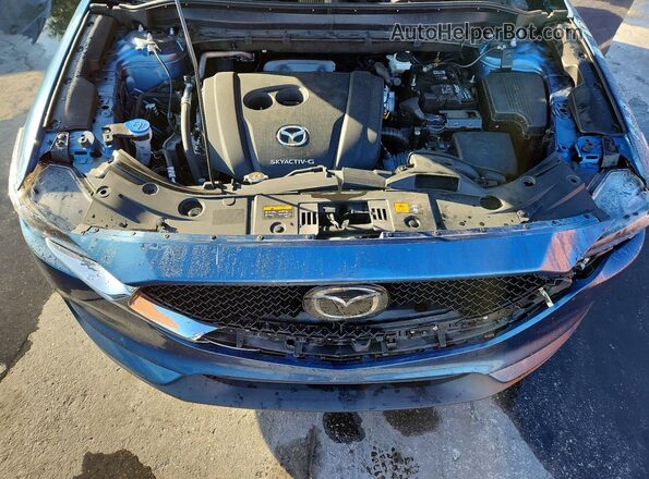 JM3KFADM0M0331622 2021 MAZDA CX-5 Синий Вид подкапотного пространства