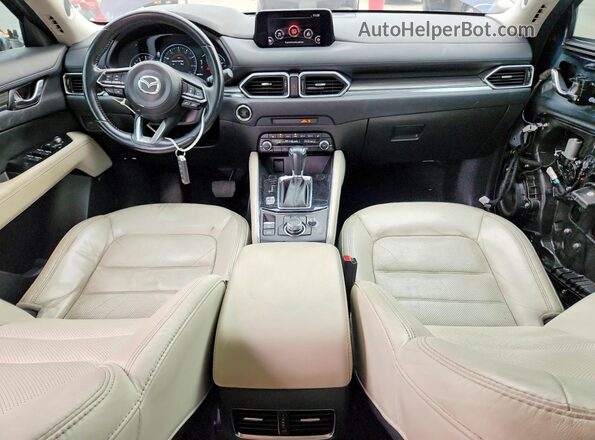 JM3KFADM4K1650786 2019 MAZDA CX-5 Blue Widok deski rozdzielczej