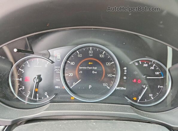 JM3KFADM4K1650786 2019 MAZDA CX-5 Blue Widok zestawu wskaźników