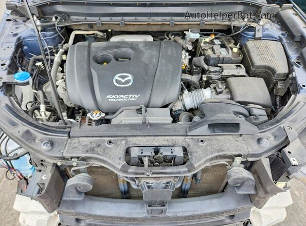 JM3KFADM4K1650786 2019 MAZDA CX-5 Blue Widok komory silnika