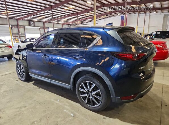 JM3KFADM9J1325565 2018 MAZDA CX-5 Blue Trasero izquierdo