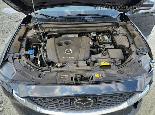 JM3KFBAM2N0583139 2022 MAZDA CX-5 Black ძრავის განყოფილების ხედი