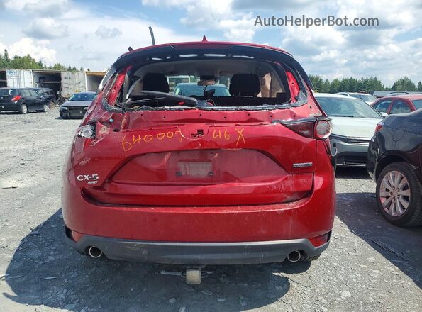 JM3KFBBLXM0424566 2021 MAZDA CX-5 Burgundy Вид ззаду