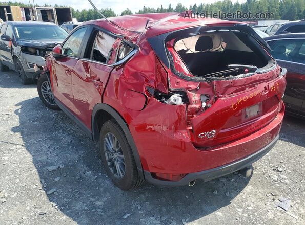 JM3KFBBLXM0424566 2021 MAZDA CX-5 Burgundy Вид наклейки з VIN-кодом