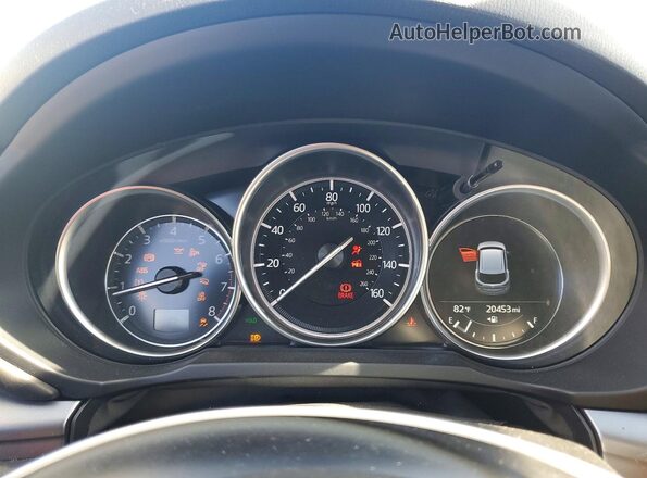 JM3KFBBLXR0454657 2024 MAZDA CX-5 White Սարքավորումների վահանակի տեսք