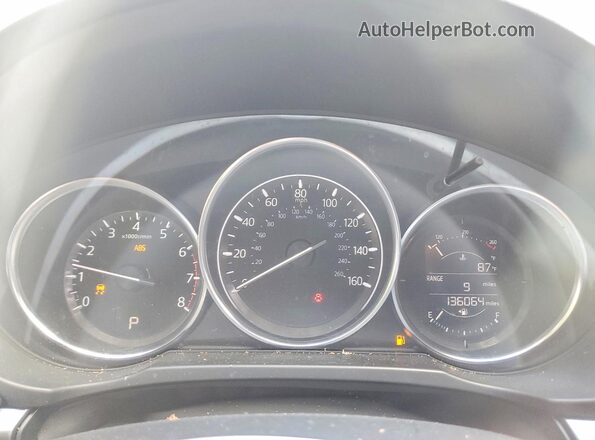 JM3KFBBMXK1587900 2019 MAZDA CX-5 Белый Вид щитка приборов