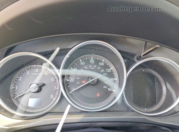 JM3KFBCL0H0180916 2017 MAZDA CX-5 Blue Instrument cluster view