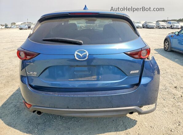 JM3KFBCL0H0180916 2017 MAZDA CX-5 Blue Rear view
