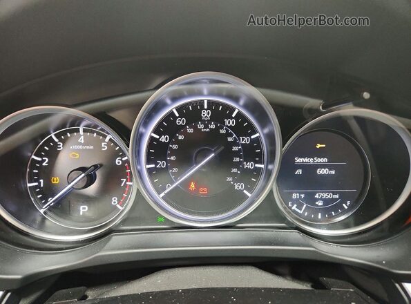 JM3KFBCL3S0643879 2025 MAZDA CX-5 Black Vista del cuadro de instrumentos