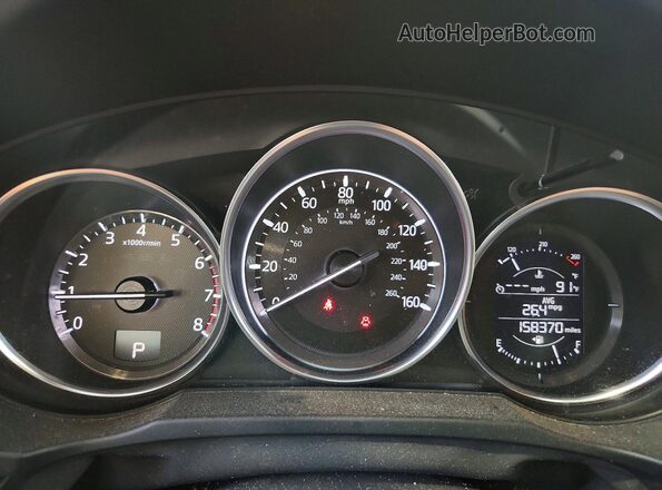 JM3KFBCL4H0132111 2017 MAZDA CX-5 Белый Вид щитка приборов