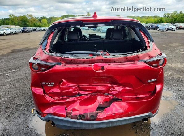JM3KFBCL4H0173371 2017 MAZDA CX-5 Красный Вид сзади
