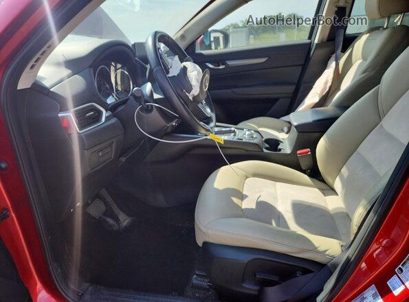 JM3KFBCL5H0132232 2017 MAZDA CX-5 Red Widok wnętrza z przodu