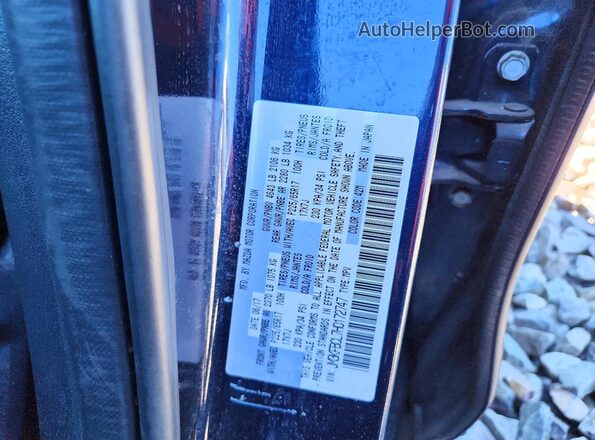 JM3KFBCL7H0172747 2017 MAZDA CX-5 Blue VIN կոդի պիտակի տեսք