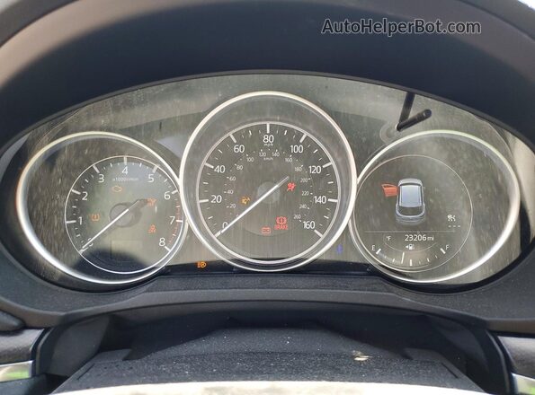 JM3KFBCLXR0491657 2024 MAZDA CX-5 Blue Widok zestawu wskaźników