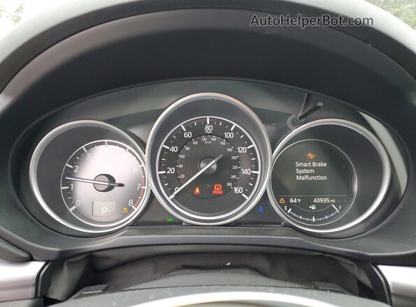 JM3KFBCM3K1675797 2019 MAZDA CX-5 Blue Widok zestawu wskaźników