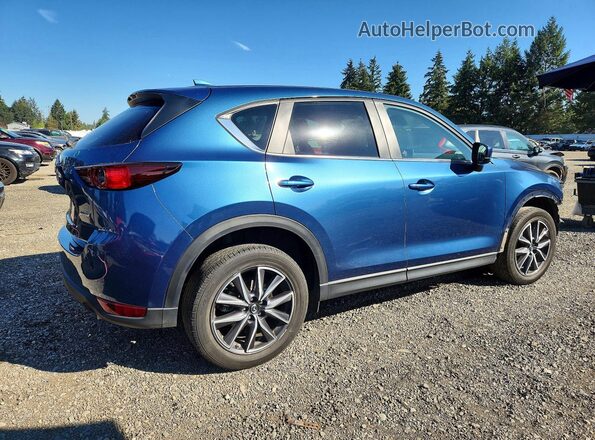JM3KFBCM5J0300465 2018 MAZDA CX-5 Синий Задняя правая четверть
