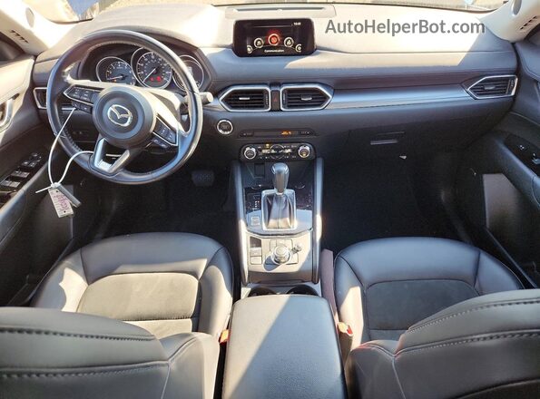 JM3KFBCM5J0300465 2018 MAZDA CX-5 Синий Вид панели приборов