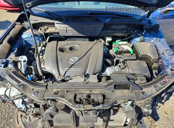 JM3KFBCM5J0300465 2018 MAZDA CX-5 Синий Вид подкапотного пространства