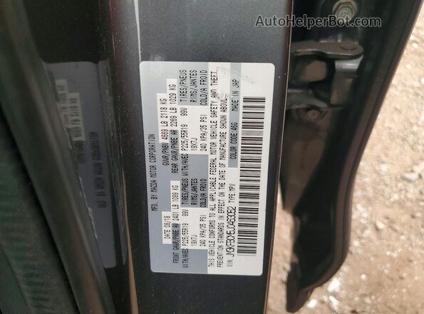 JM3KFBCM5J0463052 2018 MAZDA CX-5 Gray VIN კოდის სტიკერის ხედი