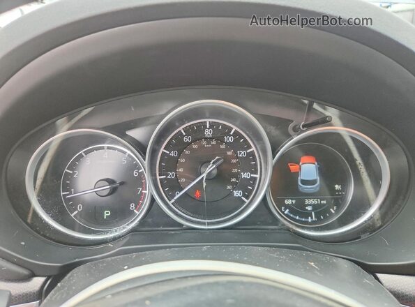 JM3KFBCM5S0682563 2025 MAZDA CX-5 Blue Вид щитка приладів