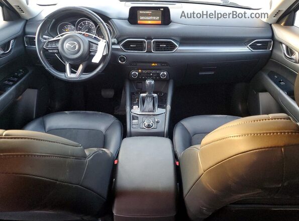 JM3KFBCM7J0419876 2018 MAZDA CX-5 White Вид панелі приладів