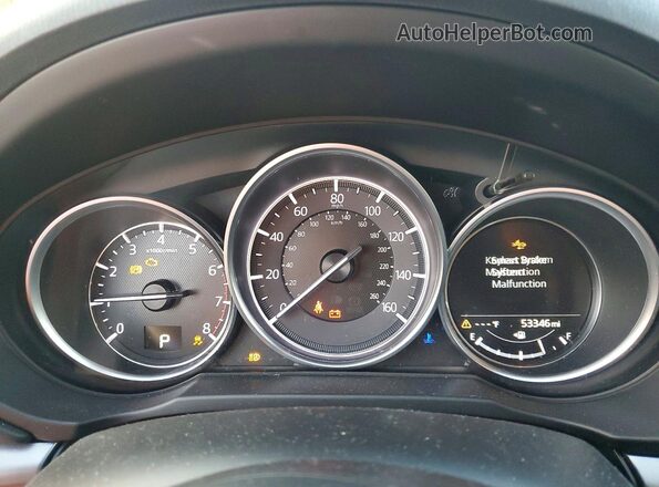 JM3KFBCM7J0419876 2018 MAZDA CX-5 White Вид щитка приладів