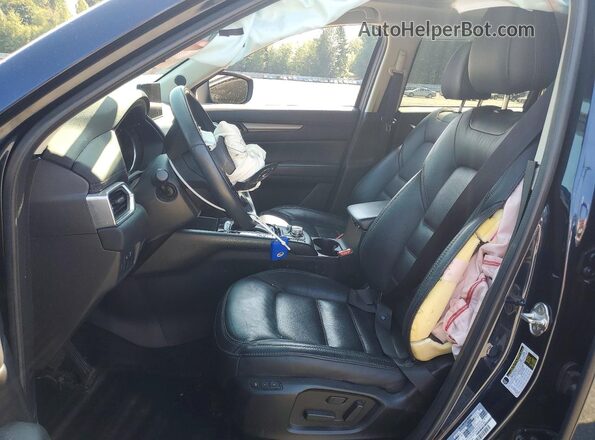 JM3KFBCM8M1314763 2021 MAZDA CX-5 Blue Widok wnętrza z przodu