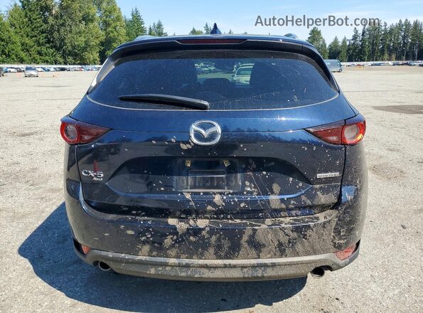 JM3KFBCM8M1314763 2021 MAZDA CX-5 Blue Widok z tyłu