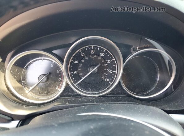 JM3KFBCM8M1314763 2021 MAZDA CX-5 Blue Widok zestawu wskaźników