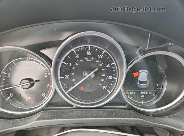 JM3KFBCMXN0581751 2022 MAZDA CX-5 Red Вид щитка приладів