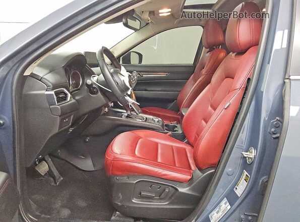 JM3KFBCMXP0163595 2023 MAZDA CX-5 Blue Вид салону спереду