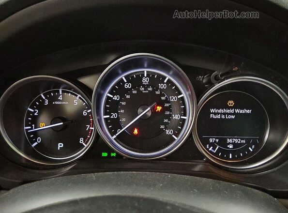 JM3KFBCMXP0163595 2023 MAZDA CX-5 Blue Вид щитка приладів