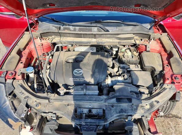 JM3KFBDL5H0206277 2017 MAZDA CX-5 Красный Вид подкапотного пространства