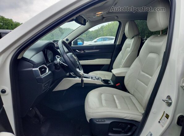 JM3KFBDM2M1478959 2021 MAZDA CX-5 White Vista interior delantera