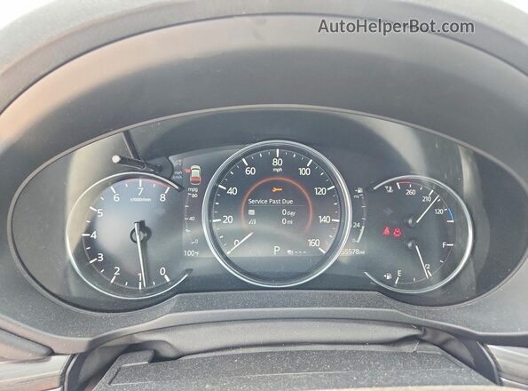 JM3KFBDM2P0198453 2023 MAZDA CX-5 Black Вид щитка приладів