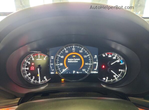 JM3KFBDM3N1631771 2022 MAZDA CX-5 Gray Սարքավորումների վահանակի տեսք