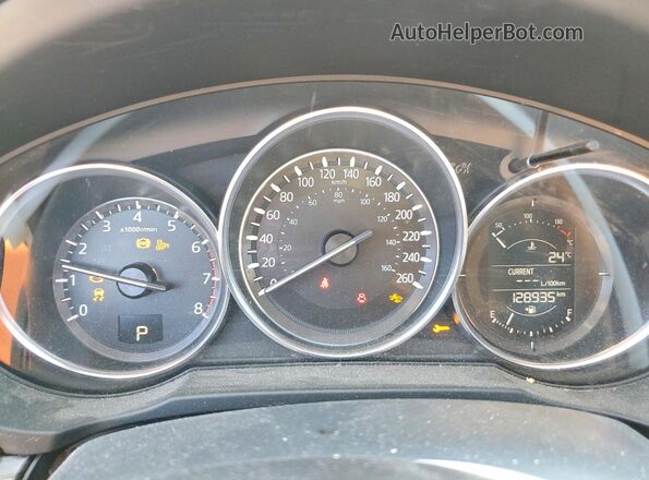 JM3KFBDM5J0395706 2018 MAZDA CX-5 Black Instrument cluster view