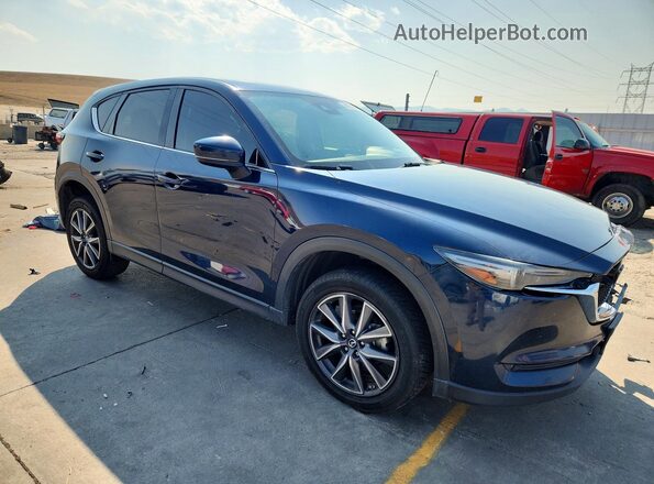 JM3KFBDMXJ0451798 2018 MAZDA CX-5 Blue Передня права чверть