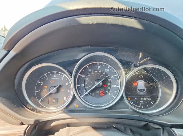 JM3KFBDMXJ0451798 2018 MAZDA CX-5 Blue Вид щитка приладів