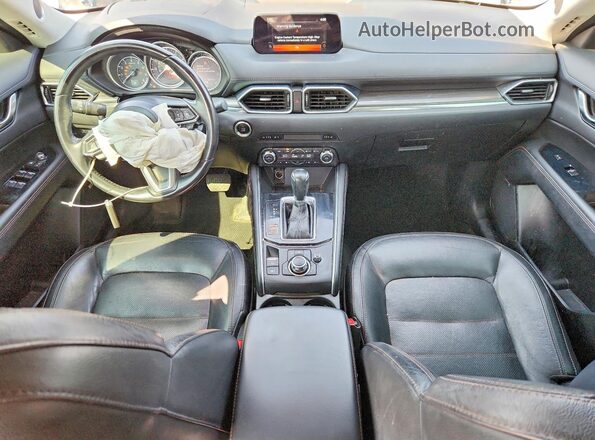 JM3KFBDMXJ0451798 2018 MAZDA CX-5 Blue Вид панелі приладів