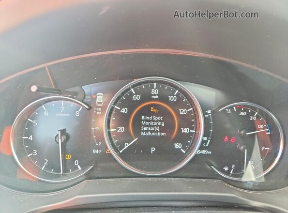 JM3KFBEM7N1580273 2022 MAZDA CX-5 Silver Widok zestawu wskaźników