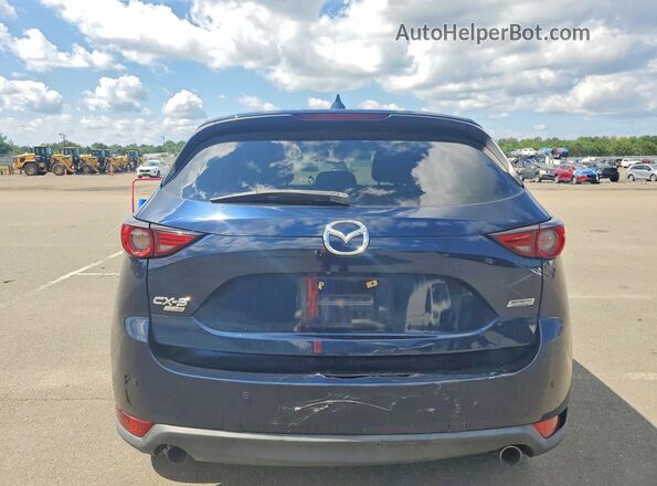JM3KFBEY7K0613227 2019 MAZDA CX-5 Blue Вид ззаду