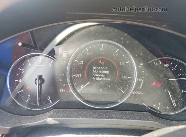 JM3KFBEY7K0613227 2019 MAZDA CX-5 Blue Вид щитка приладів