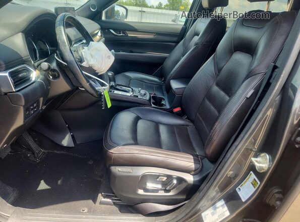 JM3KFBEY7M0395843 2021 MAZDA CX-5 Silver Вид салону спереду