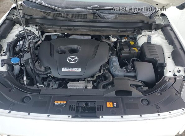 JM3KFBEY9M0425991 2021 MAZDA CX-5 White Vista del compartimento del motor