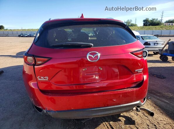 JM3KFBEYXM0456599 2021 MAZDA CX-5 Red Vista trasera
