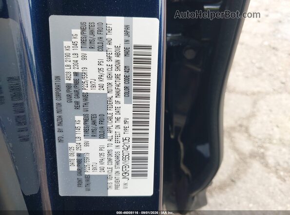 JM3KFBXY6S0742105 2025 MAZDA CX-5 Blue Вид підкапотного простору