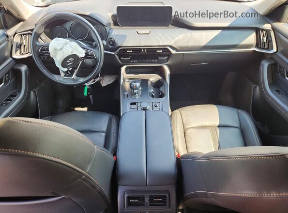 JM3KKAHD5R1123341 2024 MAZDA CX-90 White Вид панелі приладів