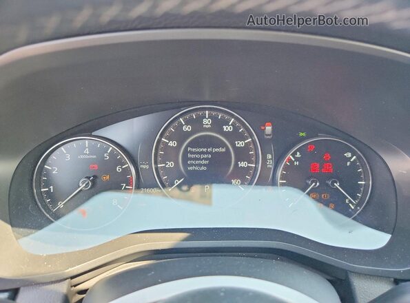 JM3KKAHD5R1123341 2024 MAZDA CX-90 White Вид щитка приладів